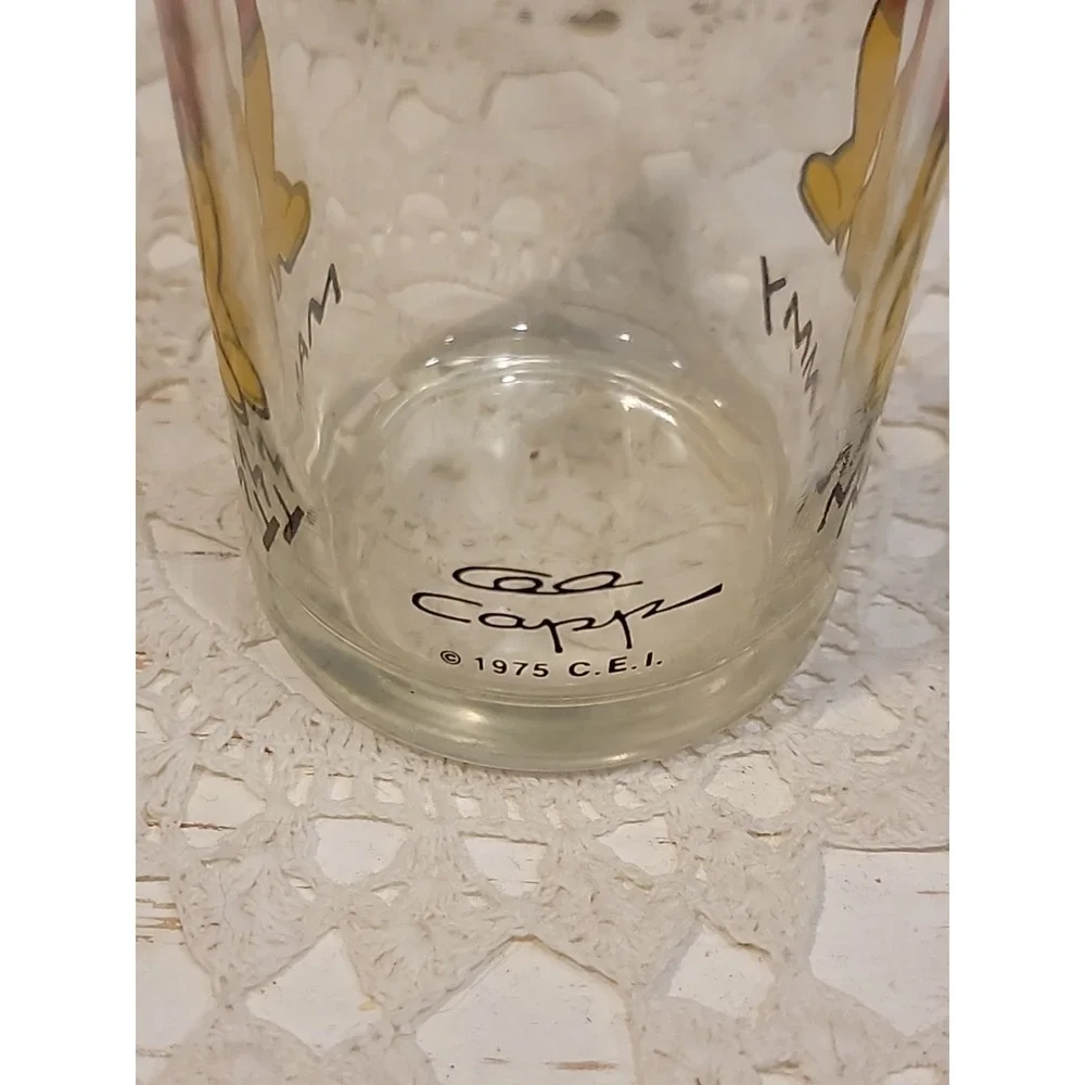 Lil Abner Mammy Al Capps Cartoon 1975 16oz Brockway Pepsi Glass RARE Excellent